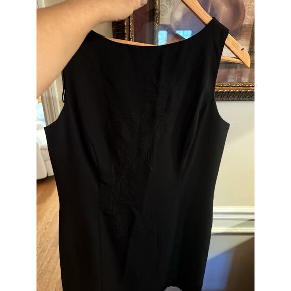 Dawn Joy Fashions Black Sleeveless Sheath Dress Size 11/12 - Picture 4 of 7